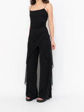 Load image into Gallery viewer, Vintage x Made in Canada x Layered Chiffon Jumpsuit (S, M)