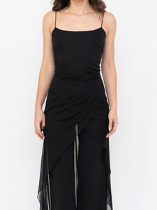 Vintage x Made in Canada x Layered Chiffon Jumpsuit (S, M)