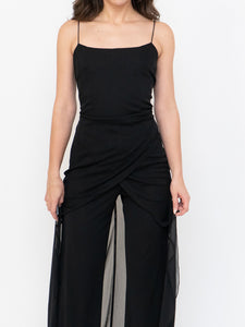 Vintage x Made in Canada x Layered Chiffon Jumpsuit (S, M)