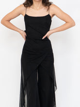 Load image into Gallery viewer, Vintage x Made in Canada x Layered Chiffon Jumpsuit (S, M)