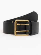 Load image into Gallery viewer, RALPH LAUREN x Black And Gold Leather Belt (S-L)