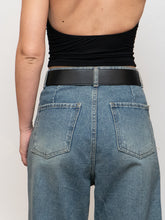 Load image into Gallery viewer, RALPH LAUREN x Black And Gold Leather Belt (S-L)