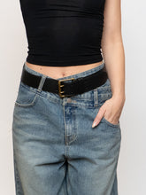 Load image into Gallery viewer, RALPH LAUREN x Black And Gold Leather Belt (S-L)