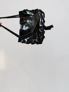 JOSEPH MAGNIN x Shiny Leather Rope Purse