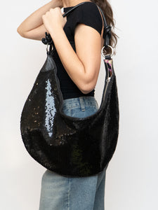 BCBG x Sequin Crescent Bag
