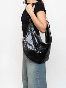 BCBG x Sequin Crescent Bag