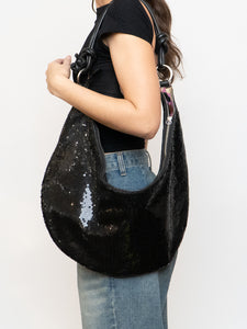 BCBG x Sequin Crescent Bag