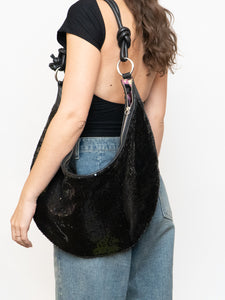 BCBG x Sequin Crescent Bag