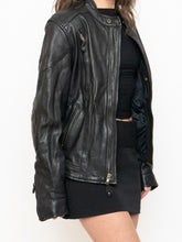 Load image into Gallery viewer, Vintage x Black Butter Leather Biker Jacket (XS-M)
