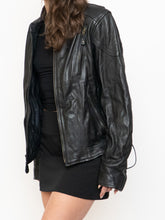 Load image into Gallery viewer, Vintage x Black Butter Leather Biker Jacket (XS-M)