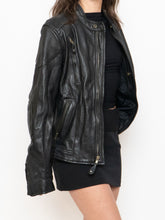 Load image into Gallery viewer, Vintage x Black Butter Leather Biker Jacket (XS-M)
