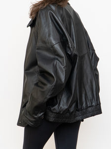 Vintage x Canadian-Made Leather Bomber Jacket (XS-XL)