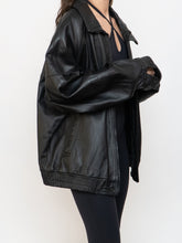 Load image into Gallery viewer, Vintage x Canadian-Made Leather Bomber Jacket (XS-XL)