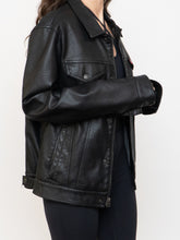 Load image into Gallery viewer, LEVIS x Faux Leather Button Up &amp; Zip Jacket (XS-M)