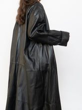 Load image into Gallery viewer, Vintage x Black Leather Trench (S-L)
