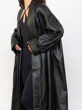 Load image into Gallery viewer, Vintage x Black Leather Trench (S-L)