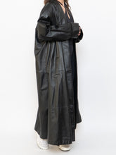 Load image into Gallery viewer, Vintage x Black Leather Trench (S-L)