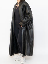 Load image into Gallery viewer, Vintage x Black Leather Trench (S-L)