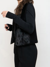 Load image into Gallery viewer, Vintage x NINA LEONARD Knit &amp; Faux Fur Vest (S-L)