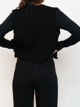 Load image into Gallery viewer, Vintage x NINA LEONARD Knit &amp; Faux Fur Vest (S-L)