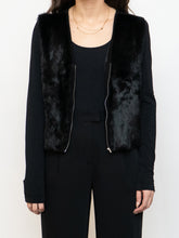 Load image into Gallery viewer, Vintage x NINA LEONARD Knit &amp; Faux Fur Vest (S-L)