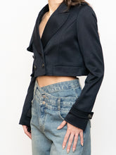 Load image into Gallery viewer, Modern x Black Cropped Blazer (XS, S)