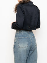 Load image into Gallery viewer, Modern x Black Cropped Blazer (XS, S)