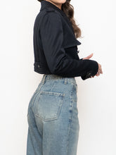 Load image into Gallery viewer, Modern x Black Cropped Blazer (XS, S)