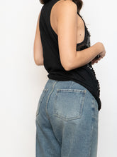 Load image into Gallery viewer, STELLA MCCARTNEY x Black Sequin Baggy Tank (XS-M)