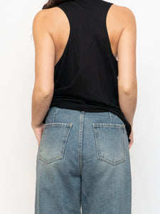 STELLA MCCARTNEY x Black Sequin Baggy Tank (XS-M)