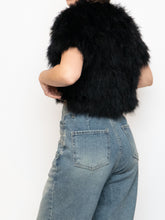 Load image into Gallery viewer, TOPSHOP x Black Turkey Feather Shrug (XS-M)