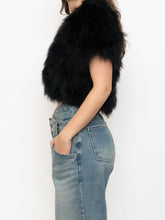 Load image into Gallery viewer, TOPSHOP x Black Turkey Feather Shrug (XS-M)