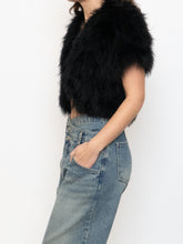 Load image into Gallery viewer, TOPSHOP x Black Turkey Feather Shrug (XS-M)