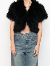 Load image into Gallery viewer, TOPSHOP x Black Turkey Feather Shrug (XS-M)