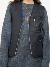 Load image into Gallery viewer, Vintage x Black Lightweight Quilted Vest (XS-M)