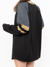 Load image into Gallery viewer, Vintage x Made in Korea x Black, Grey, Gold Ribbed Knit (XS-L)