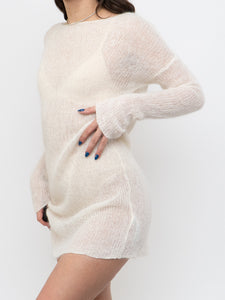 Vintage x Cream Mohair Sweater Dress (XS-M)