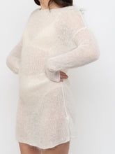 Load image into Gallery viewer, Vintage x Cream Mohair Sweater Dress (XS-M)