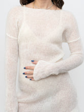 Load image into Gallery viewer, Vintage x Cream Mohair Sweater Dress (XS-M)
