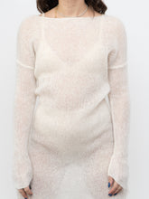 Load image into Gallery viewer, Vintage x Cream Mohair Sweater Dress (XS-M)