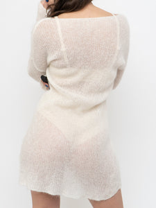 Vintage x Cream Mohair Sweater Dress (XS-M)