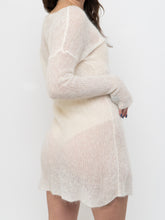 Load image into Gallery viewer, Vintage x Cream Mohair Sweater Dress (XS-M)