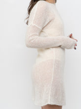 Load image into Gallery viewer, Vintage x Cream Mohair Sweater Dress (XS-M)