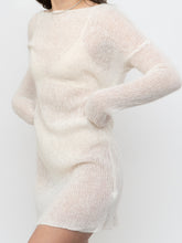 Load image into Gallery viewer, Vintage x Cream Mohair Sweater Dress (XS-M)