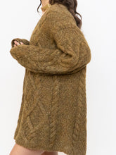 Load image into Gallery viewer, Vintage x Made in Hong Kong x Olive Mohair Sweater Dress (XS-L)