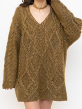 Load image into Gallery viewer, Vintage x Made in Hong Kong x Olive Mohair Sweater Dress (XS-L)