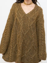 Load image into Gallery viewer, Vintage x Made in Hong Kong x Olive Mohair Sweater Dress (XS-L)