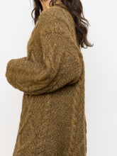 Load image into Gallery viewer, Vintage x Made in Hong Kong x Olive Mohair Sweater Dress (XS-L)