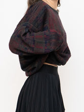 Load image into Gallery viewer, Vintage x HARRY ROSEN Green, Red &amp; Navy Patterned Knit (XS-XL)