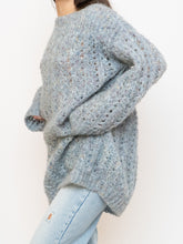 Load image into Gallery viewer, Vintage x Pale Blue Colourful Speckled Knit Sweater/Dress (XS-L)